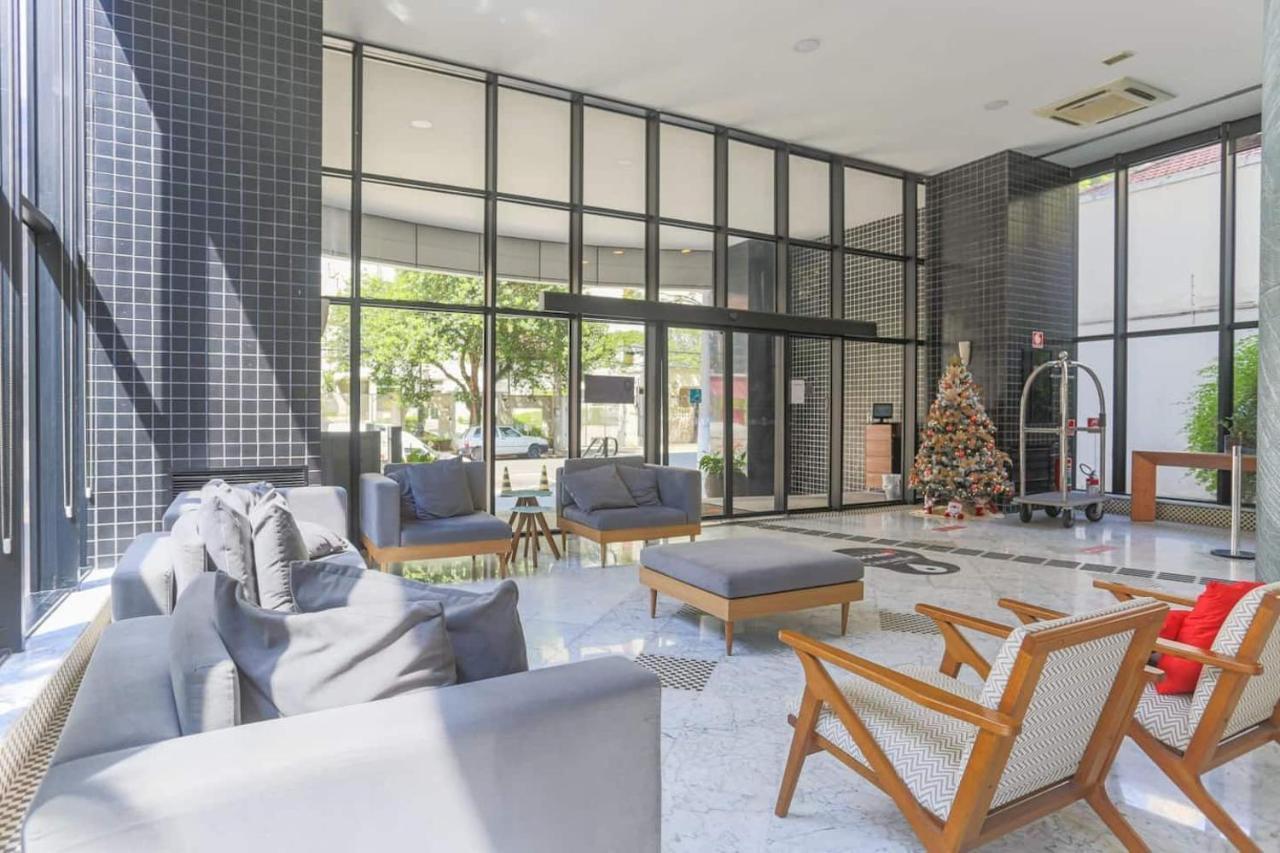 Hotel Elegant Flat Jardins - Garagem, Ar Cod, San Paolo Esterno foto
