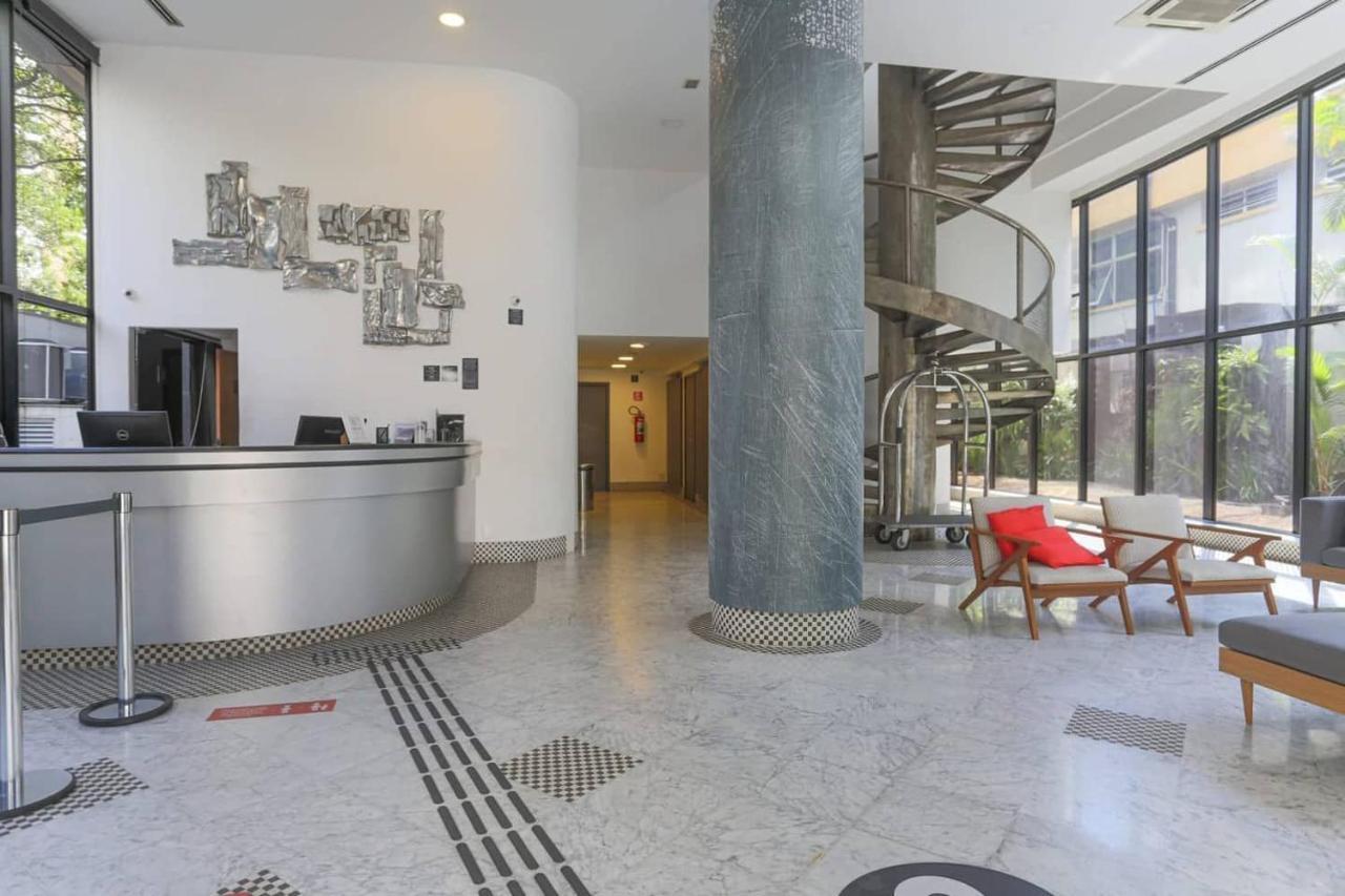 Hotel Elegant Flat Jardins - Garagem, Ar Cod, San Paolo Esterno foto