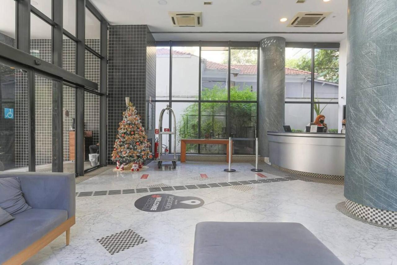 Hotel Elegant Flat Jardins - Garagem, Ar Cod, San Paolo Esterno foto